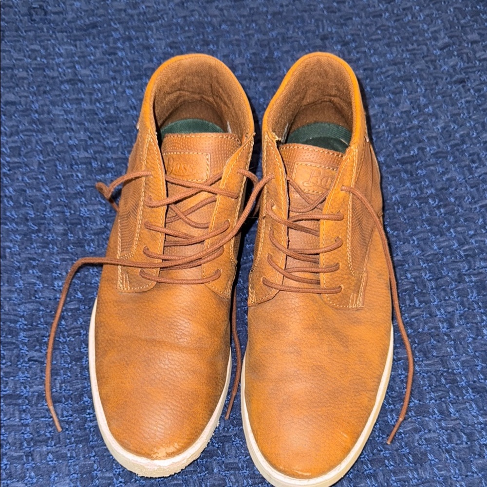 Bass Tan Chukka Boots Leather Ankle-High